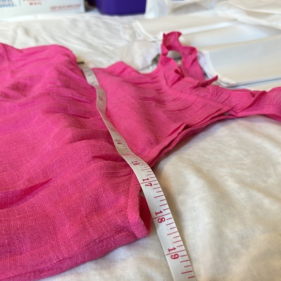 &Merci Pink Tiered Dress with Ruffle Accents - Picture 9 of 13